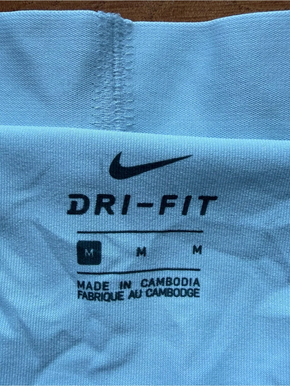 Nike Dri-FIT Flex Tennis Skort White Micro Polka Dot Logo Waistband Medium M